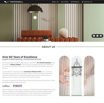 window and wall website